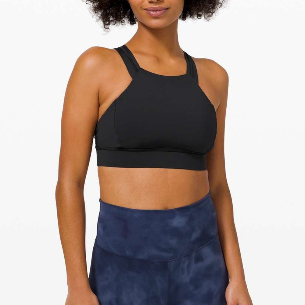 [lululemon] Strong at Heart Bra *Medium Support, C/D Cup - Black - 6 - Picture 4 of 7